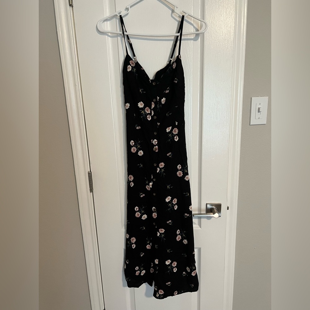 Black dress , designed back